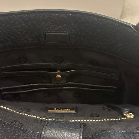 Tory Burch Black Leather Tote Bag - Picture 7 of 8